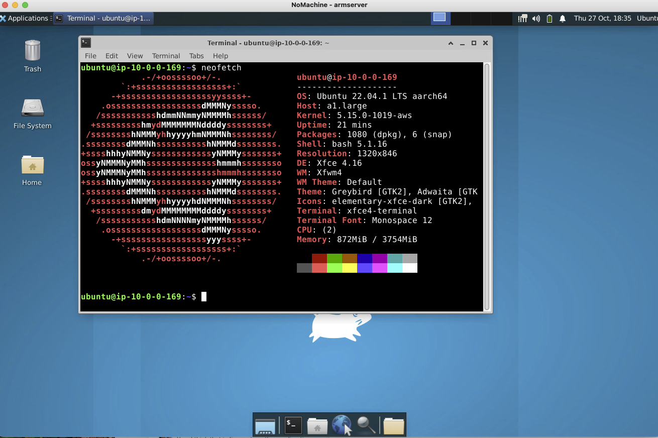 Image Alt Text:Linux desktop 