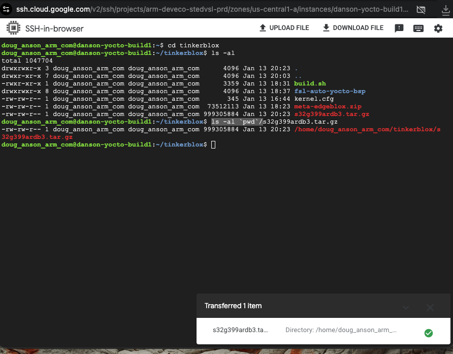 Image Alt Text:Download completed