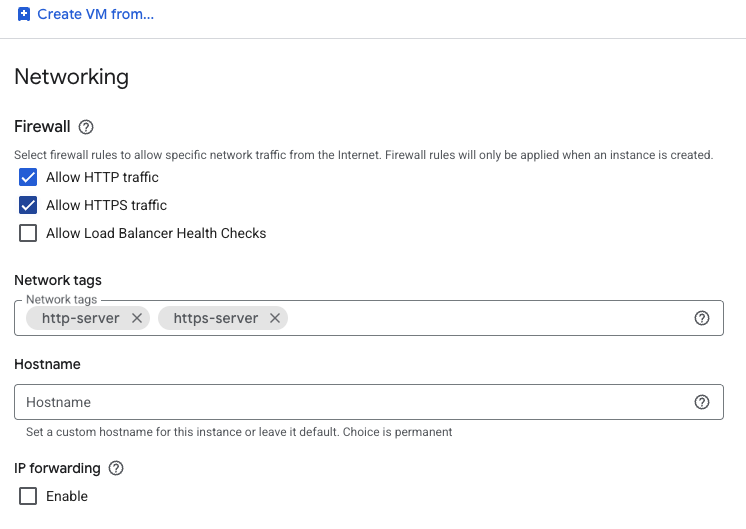 Image Alt Text:Configuring the required networking settings