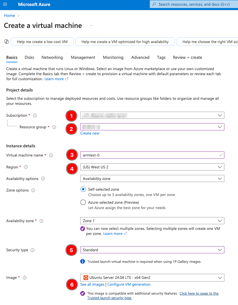 Image Alt Text:Config the VM Part 1