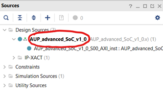 Image Alt Text:Editing top-level Verilog file