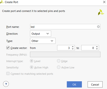 Image Alt Text:Creating output port