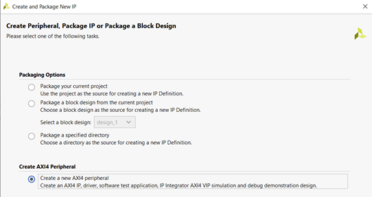 Image Alt Text:Creating AXI4 peripheral