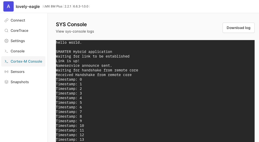 Image Alt Text:Cortex-M output alt-text