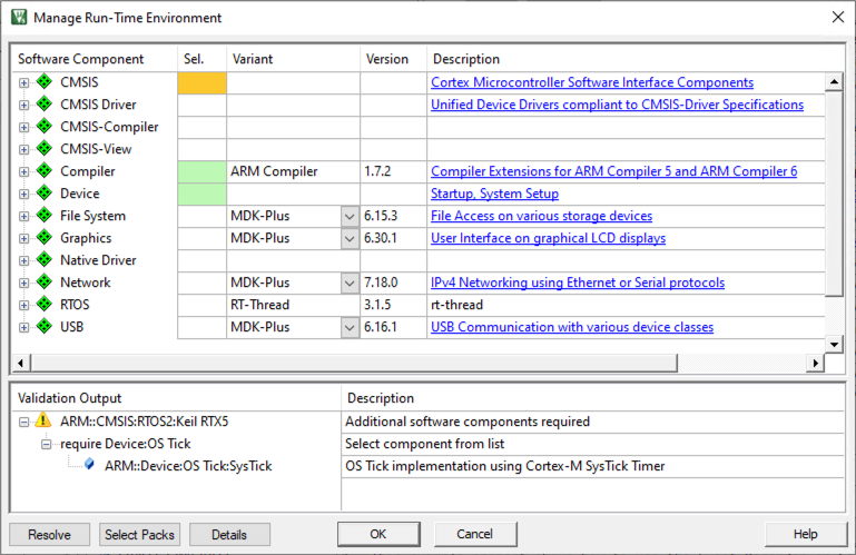 Image Alt Text:Additional software components required