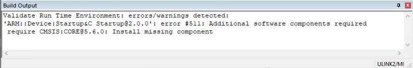 Image Alt Text:Validate Run Time Environment warnings/errors detected