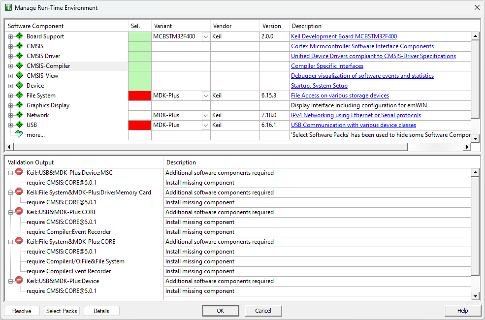 Image Alt Text:Additional software components required