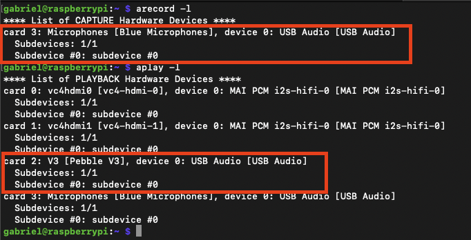 Image Alt Text:arecord aplay output