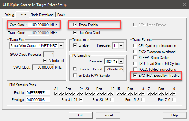 Image Alt Text:Target Driver Setup Window