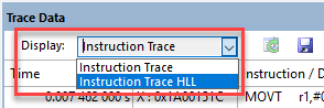 Image Alt Text:Trace Data Display Filtering