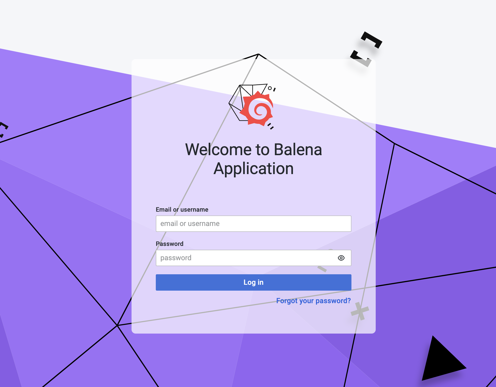 Image Alt Text:balena-app login