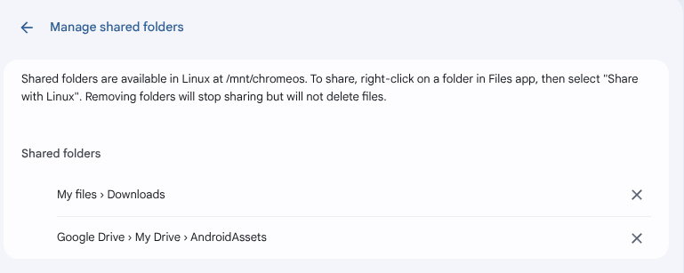 Image Alt Text:Shared folders 