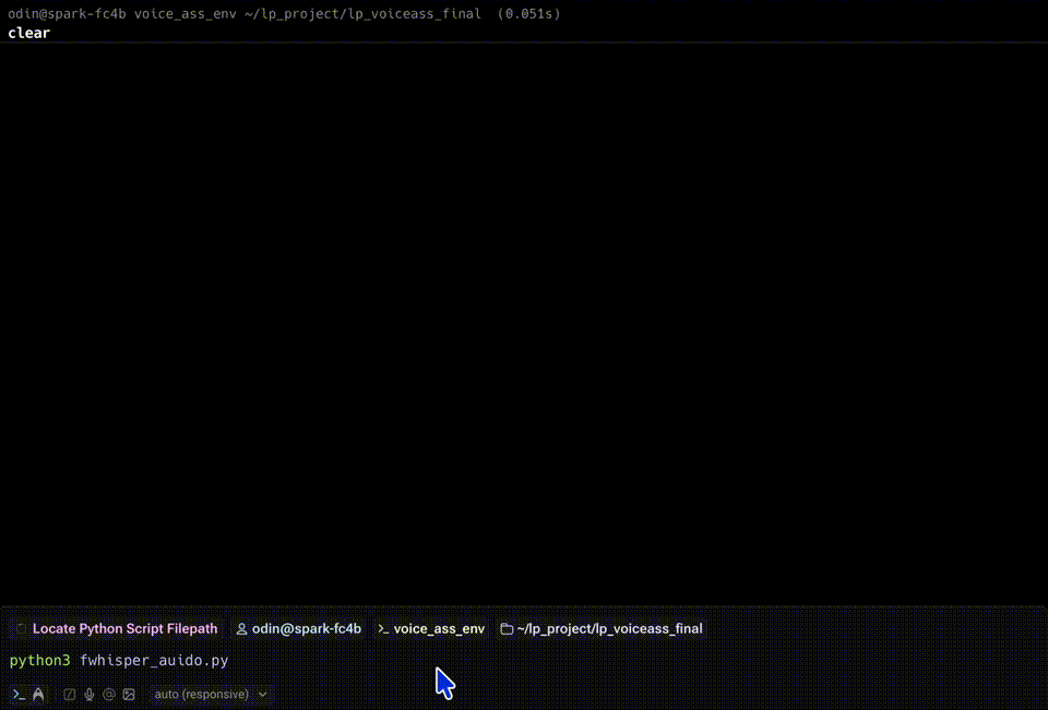 Image Alt Text:Real-time speech transcription demo with volume visualization alt-txt