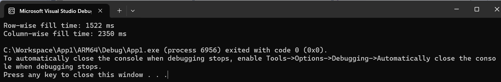 Image Alt Text:Run Debug