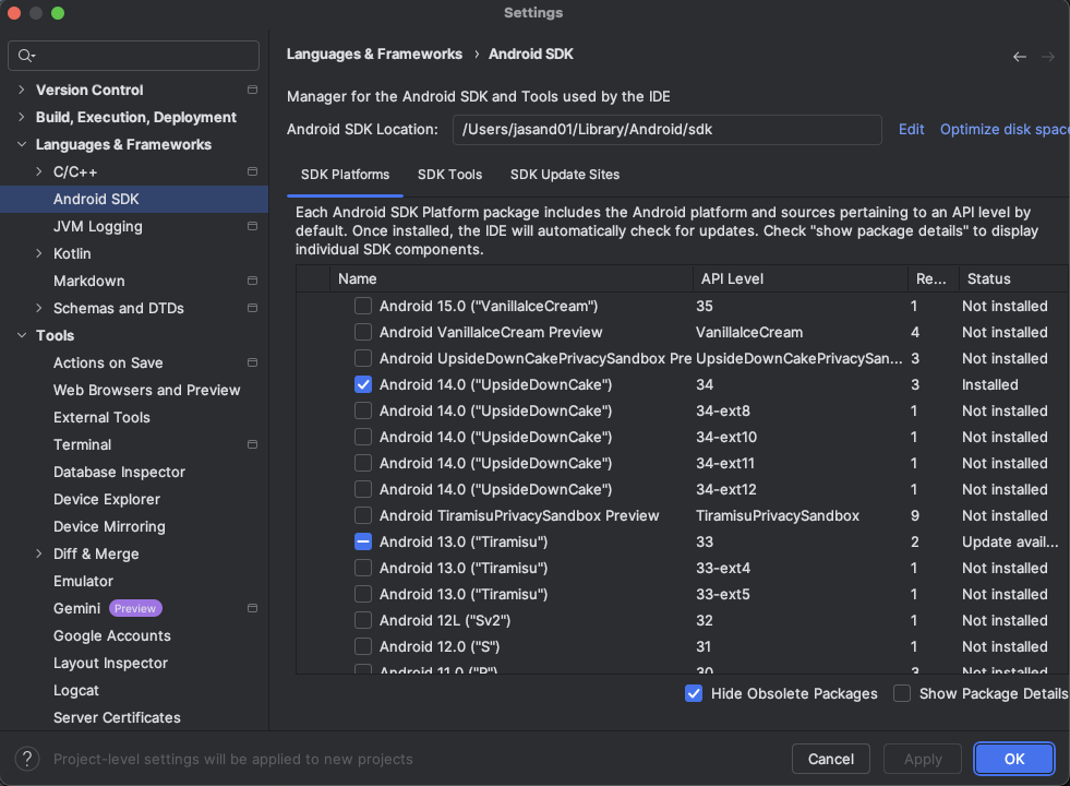 Image Alt Text:SDK Platforms 