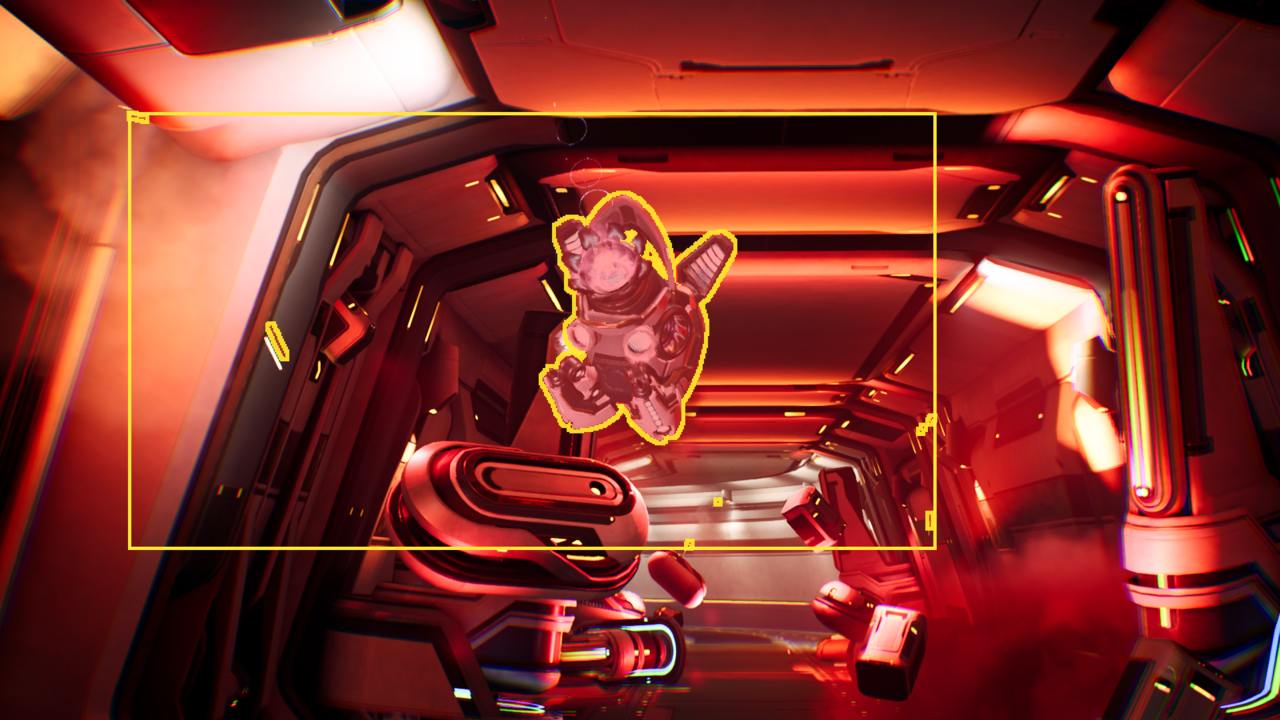 Generated area selected by mask Image Alt Text:Dynamic region selected by the mask for generated content