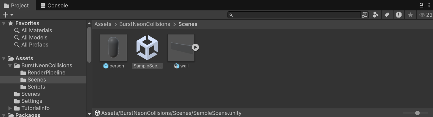 Image Alt Text:Scenes Folder