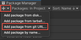 Image Alt Text:Adding a package from a Git URL