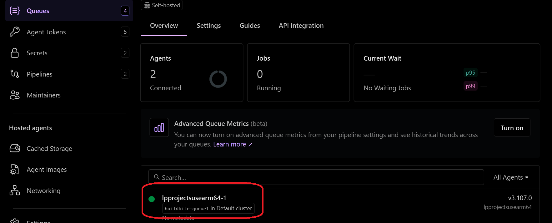 Verify the agent Image Alt Text:Buildkite Dashboard alt-text