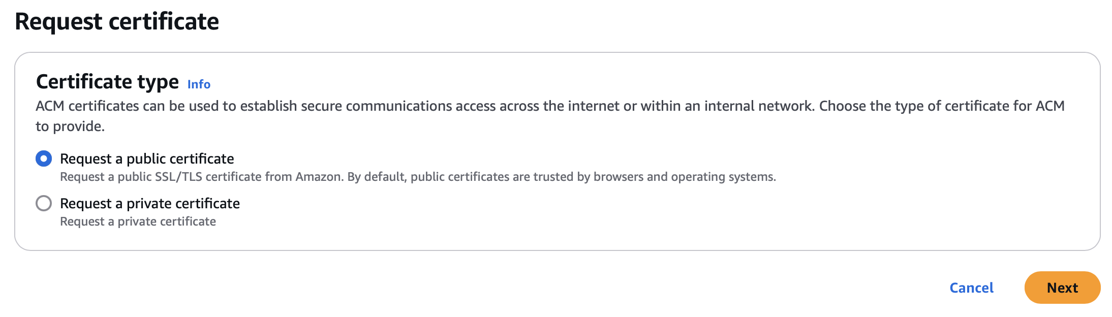 Image Alt Text:Request Public Certificate