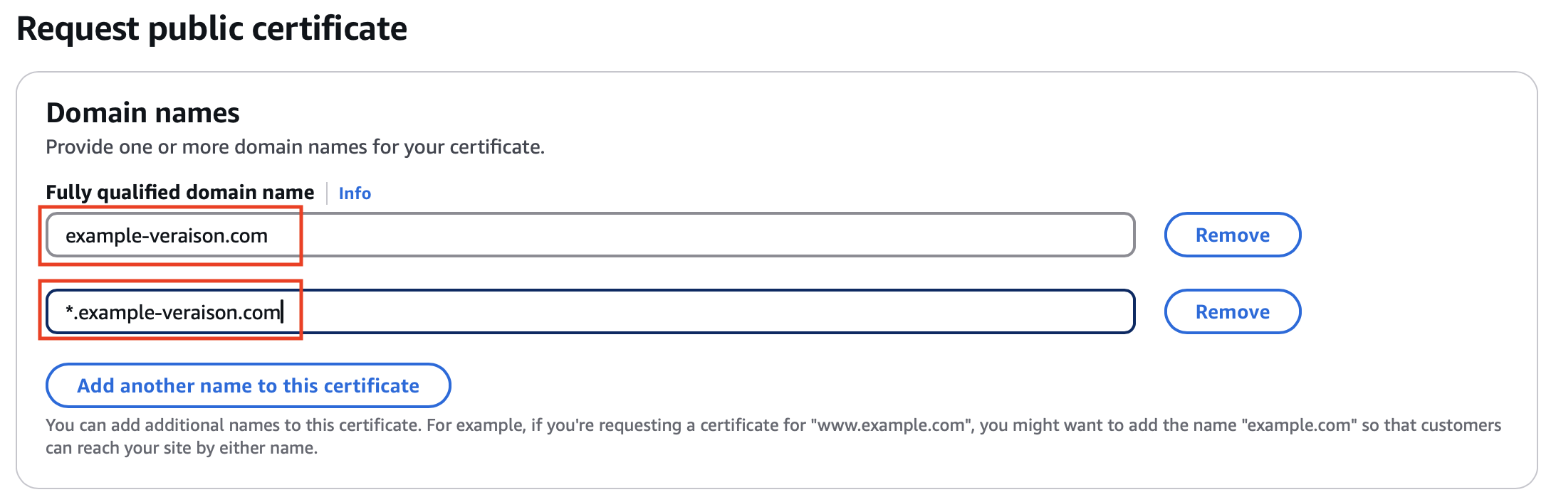 Image Alt Text:Set Certificate Names