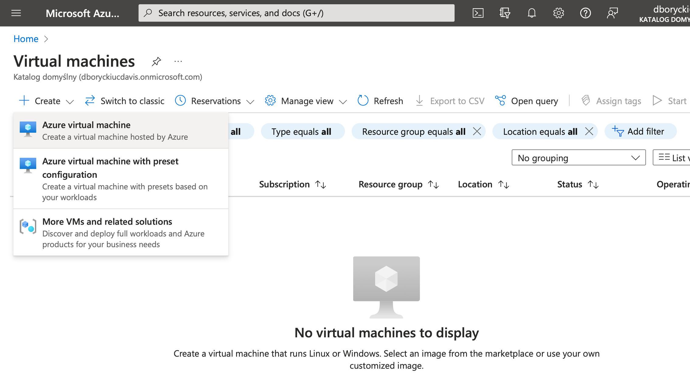 Image Alt Text:Creating Virtual Machine#left