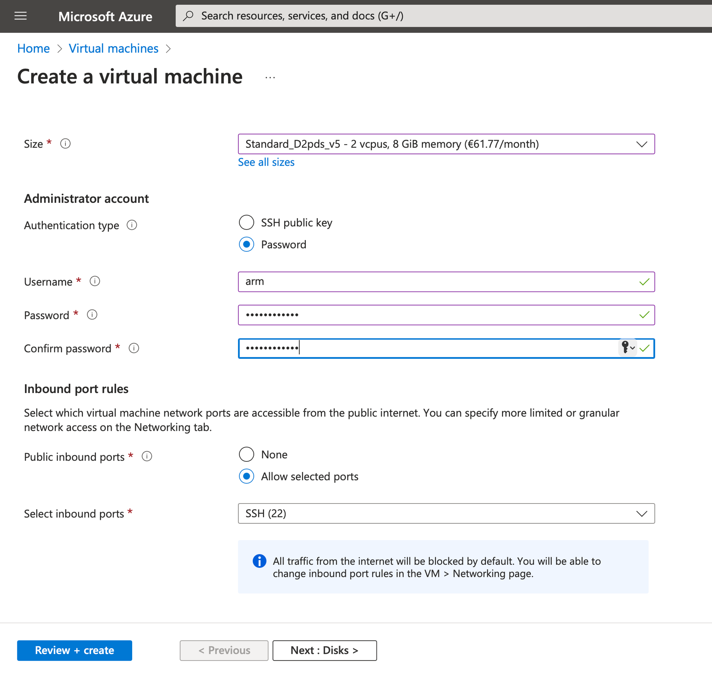 Image Alt Text:Creating Virtual Machine#left