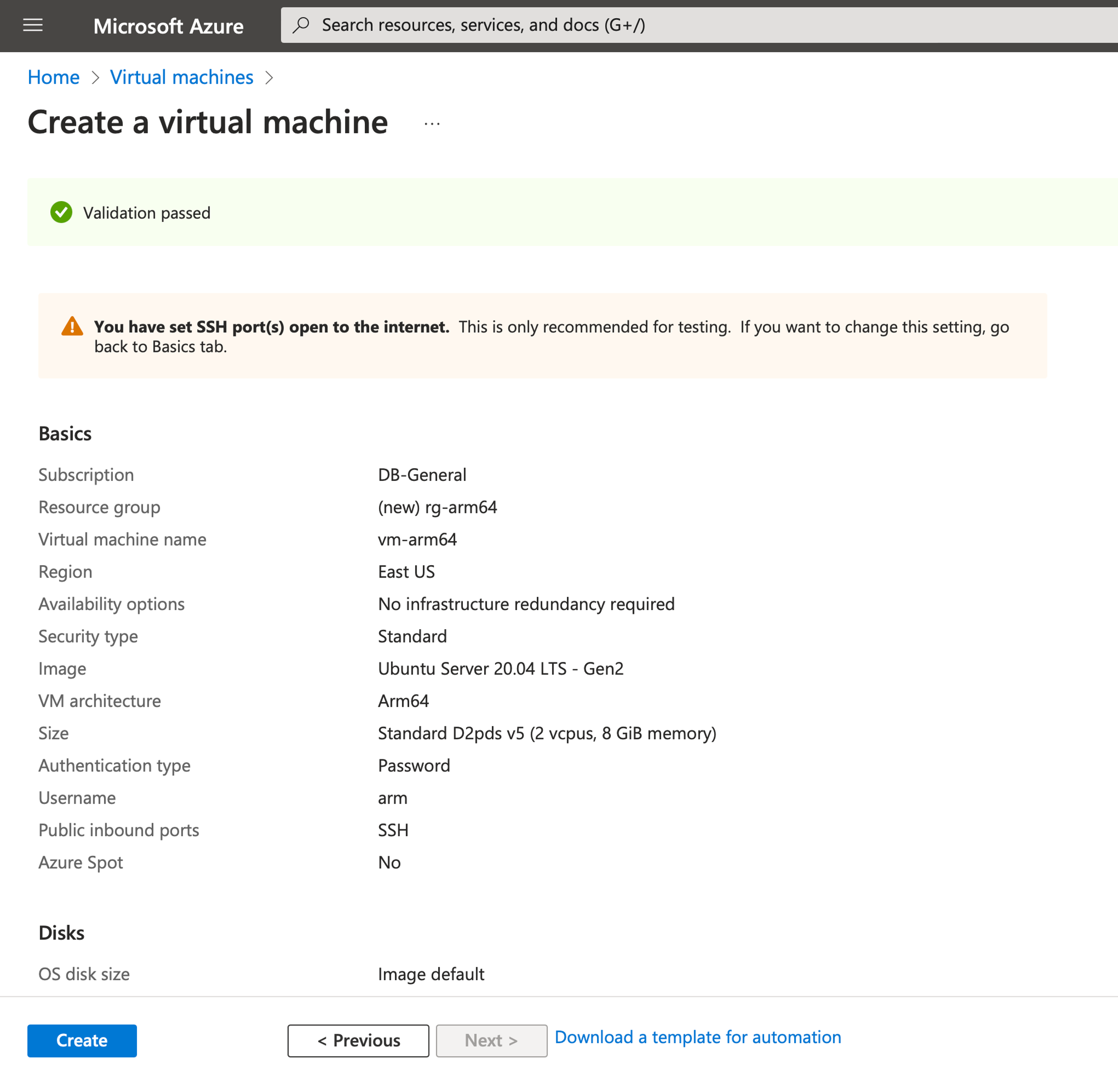 Image Alt Text:Creating Virtual Machine#left