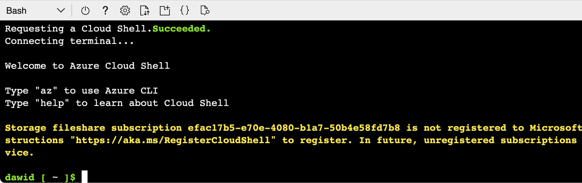 Image Alt Text:Azure Cloud Shell#left