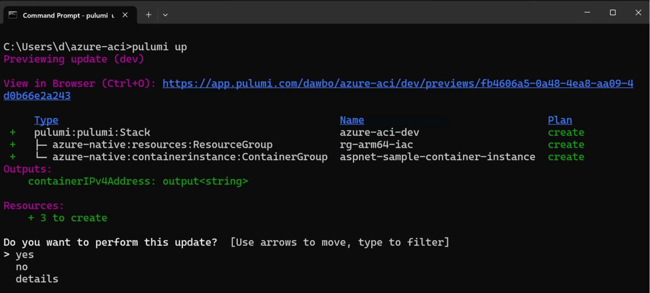 Image Alt Text:Pulumi#left